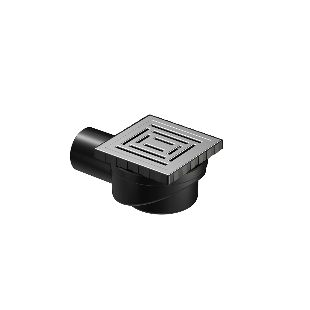 DK800 Kare Style Duş Kanalı, Mat Krom