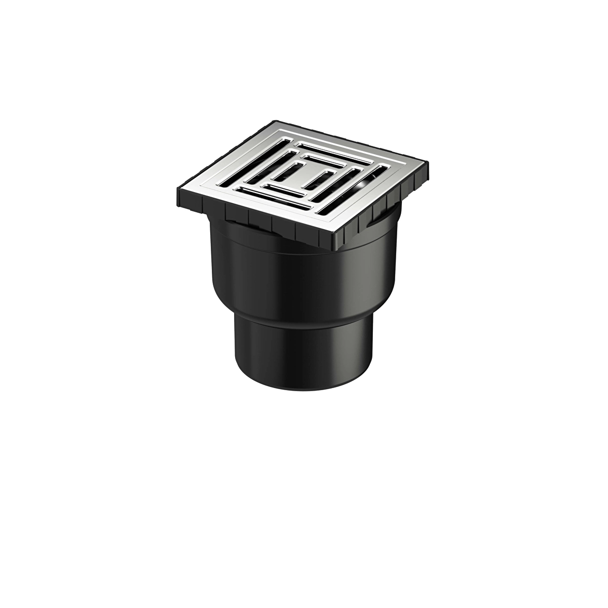 DK800 Kare Style Duş Kanalı, Parlak Krom
