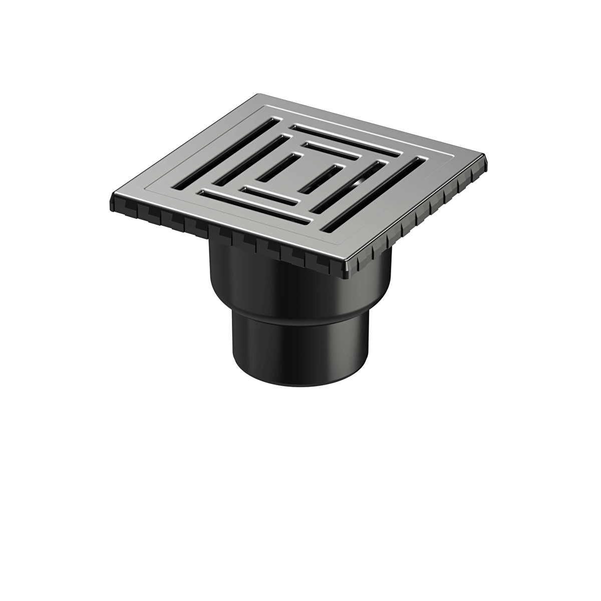 DK800 Kare Style Duş Kanalı, Mat Krom