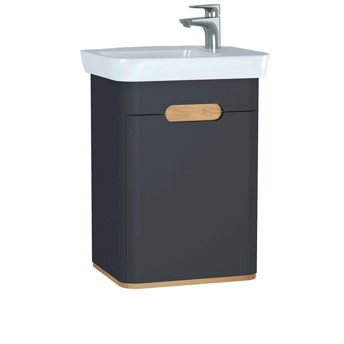 Sento Lavabo Dolabı, Mat Antrasit