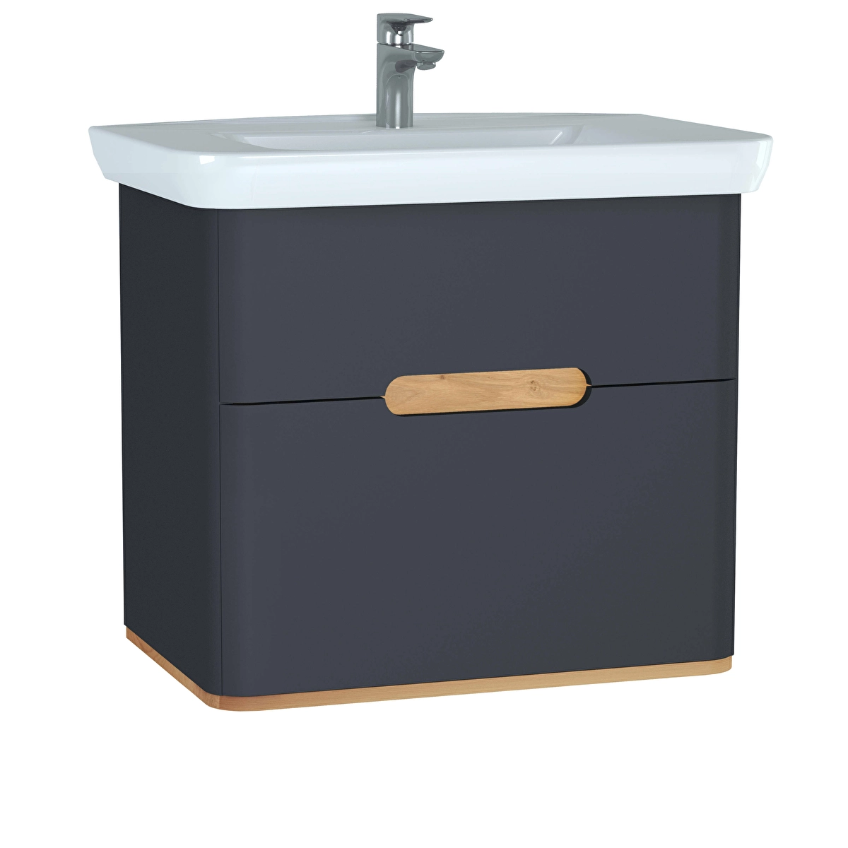 Sento Lavabo Dolabı, Mat Antrasit