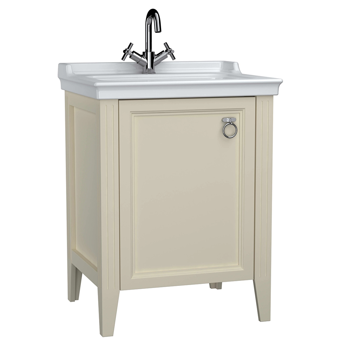Valarte Lavabo Dolabı, Mat fildişi