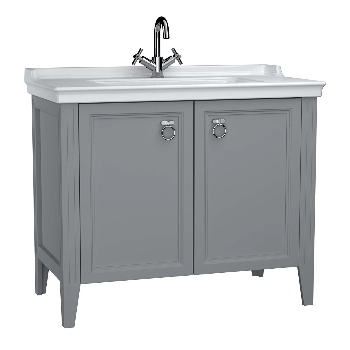 Valarte Lavabo Dolabı, Mat gri