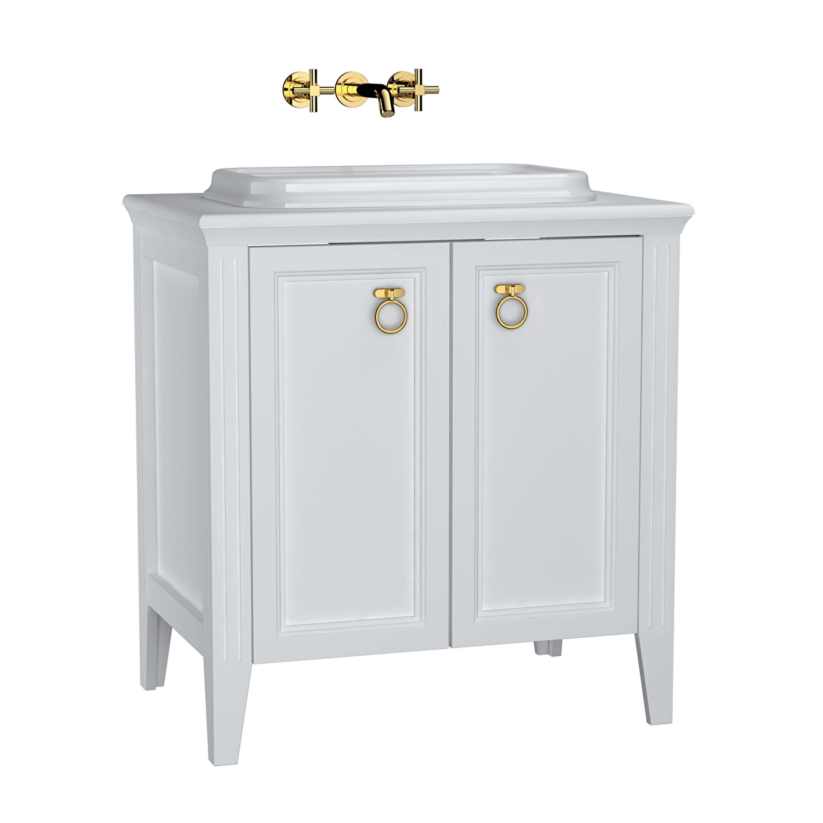 Valarte Lavabo Dolabı, Mat Beyaz