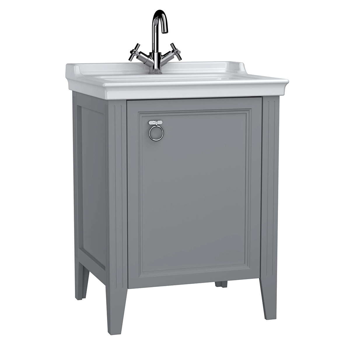 Valarte Lavabo Dolabı, Mat gri