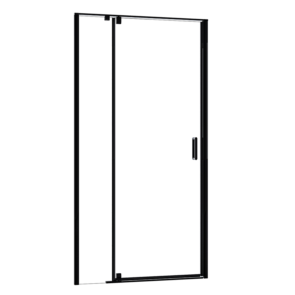 Universal Açılır Kapı Ön Panel, Mat Siyah