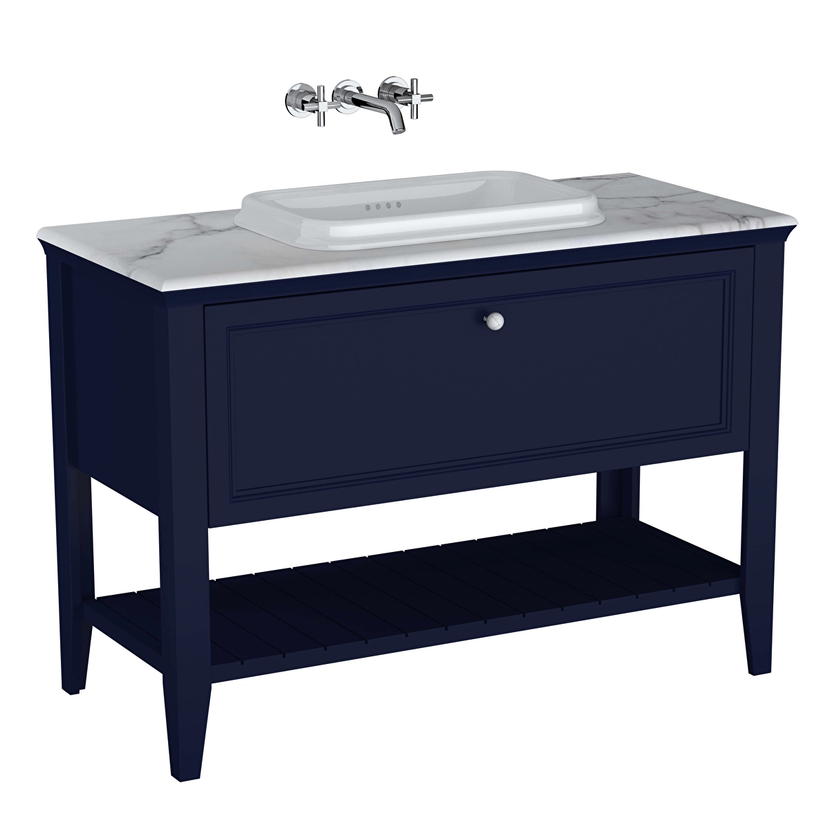 Valarte Neo Lavabo Dolabı, Çelik Mavisi