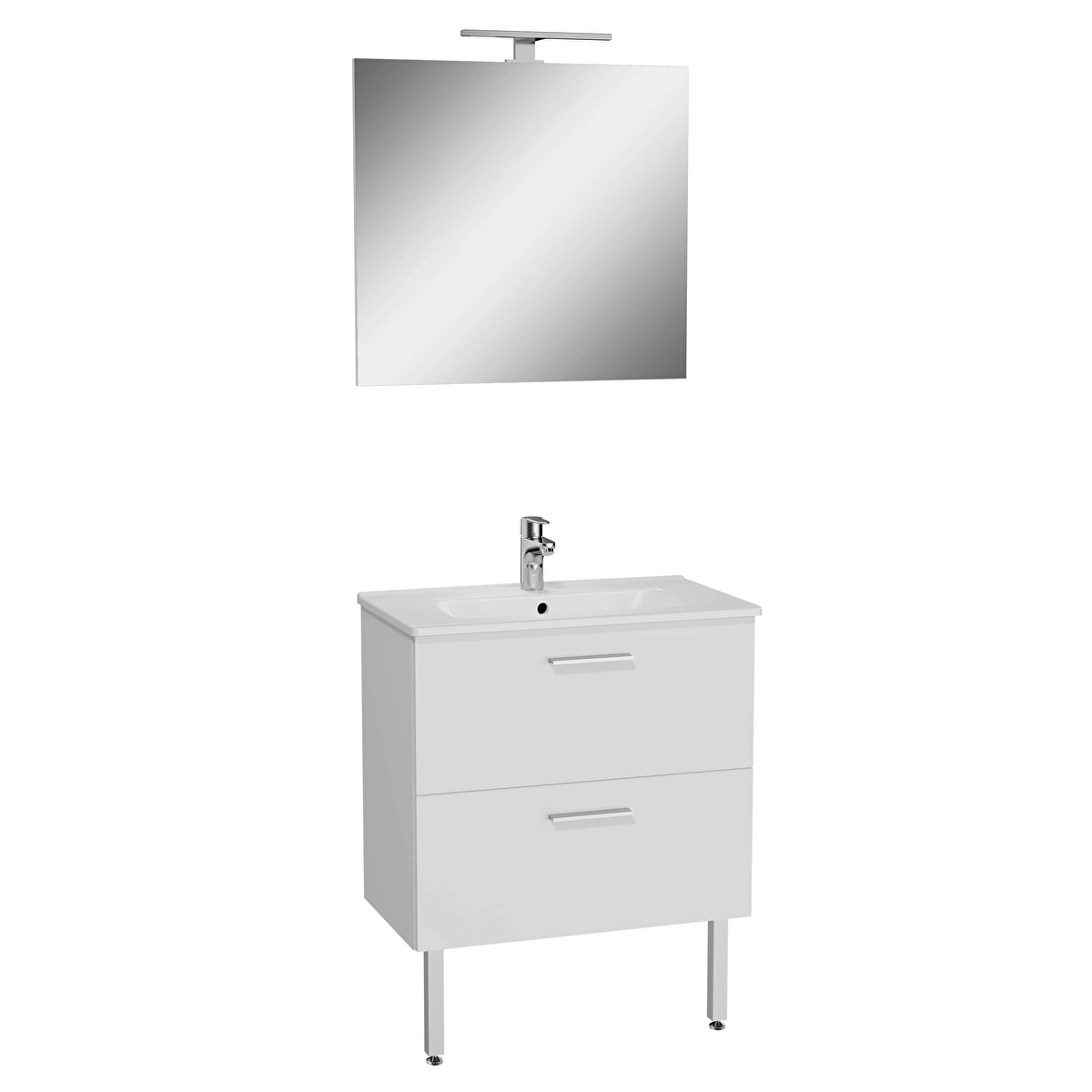 Ardea Banyo Dolabı Seti, Parlak Beyaz