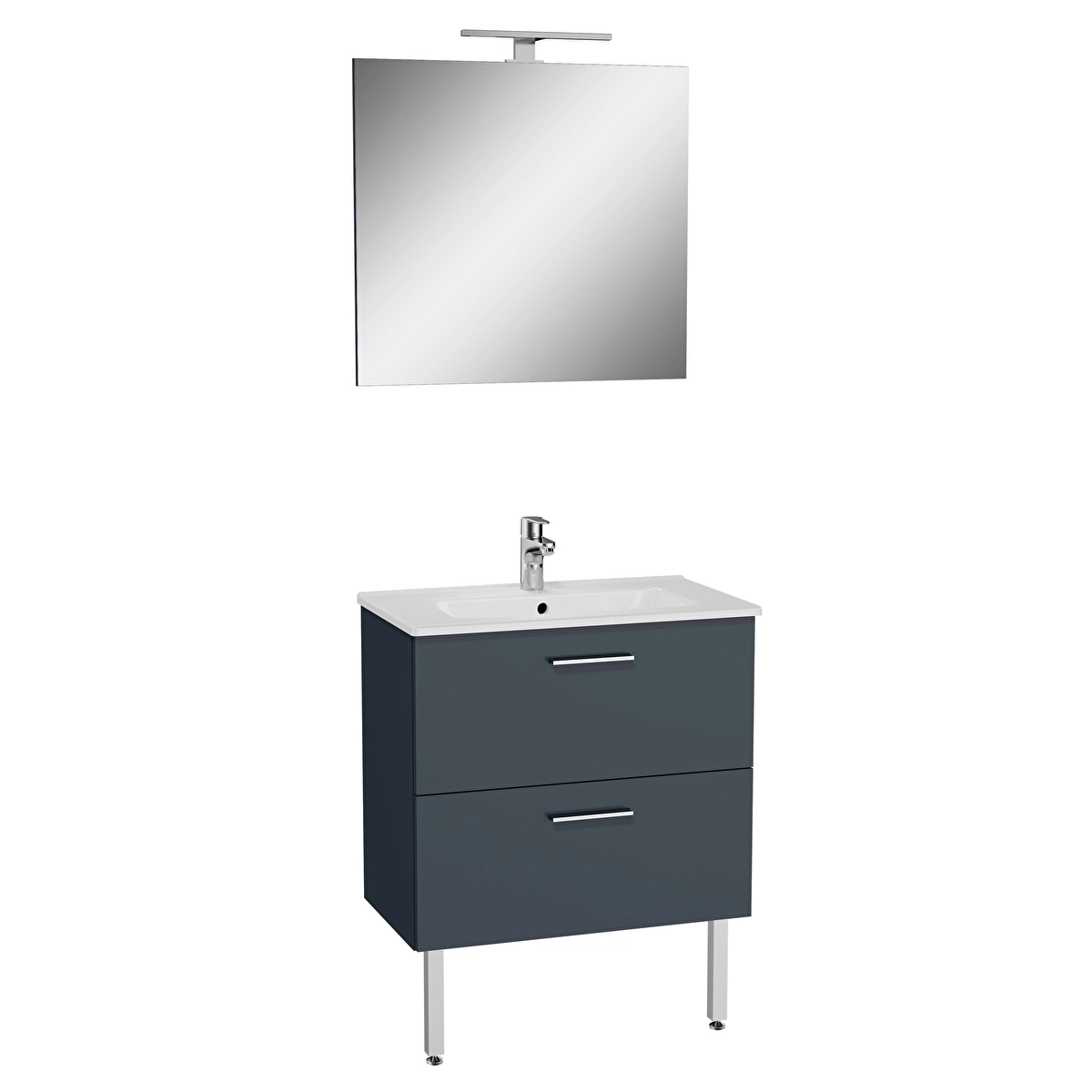 Ardea Banyo Dolabı Seti, Parlak Antrasit