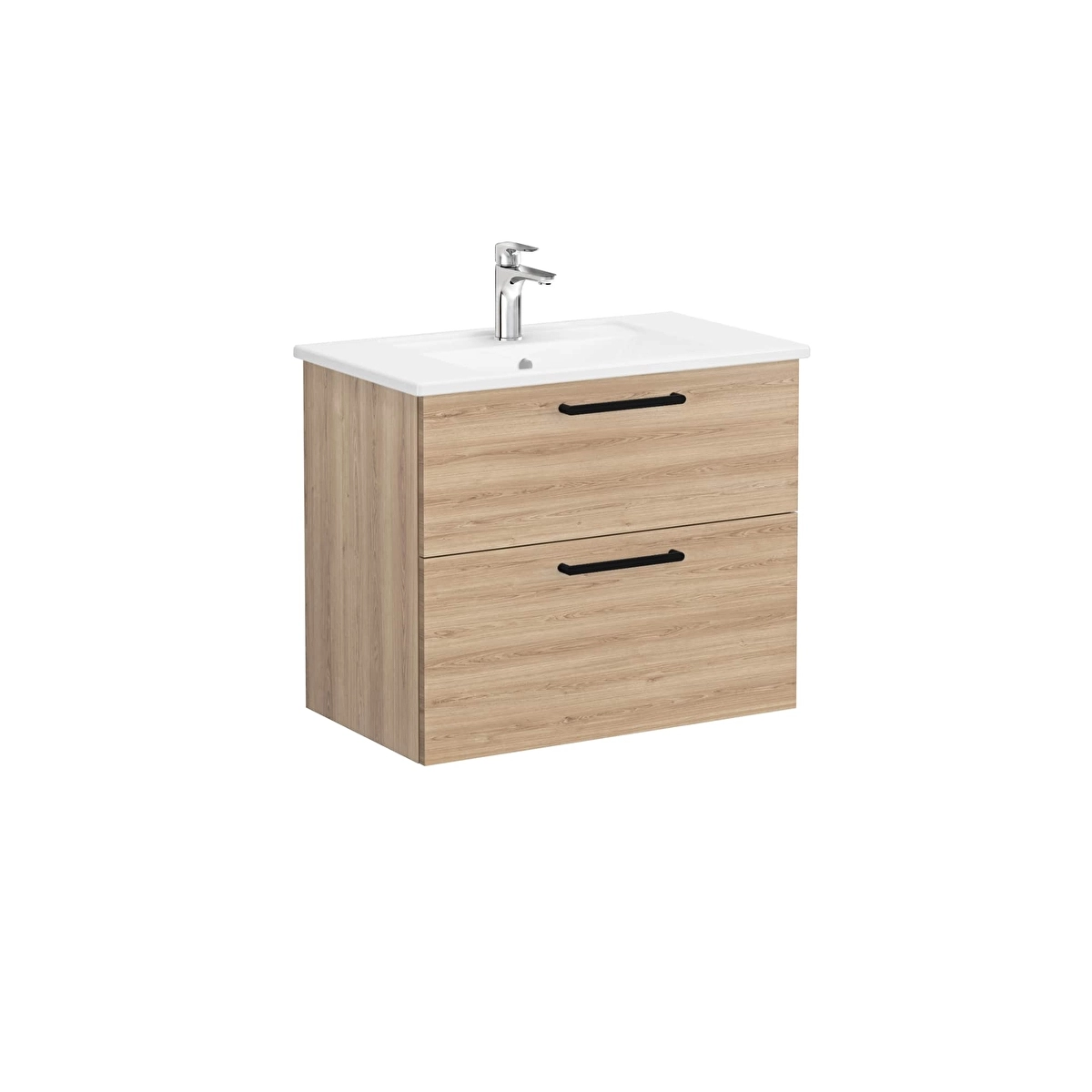 Root Flat Lavabo Dolabı, Doğal Meşe