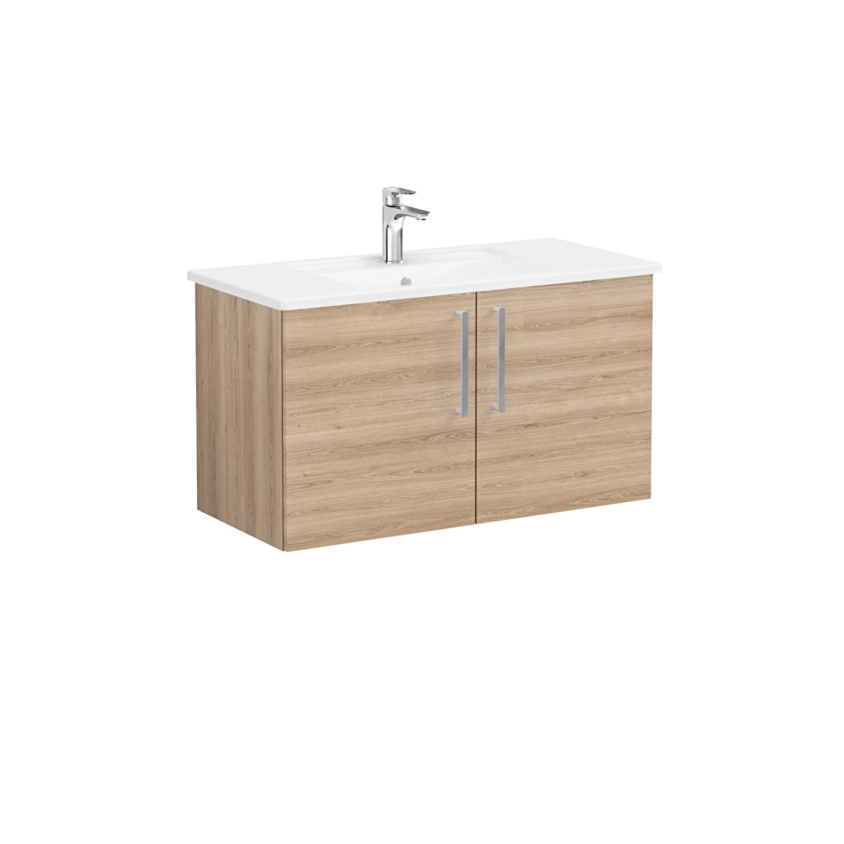 Root Flat Lavabo Dolabı, Doğal Meşe