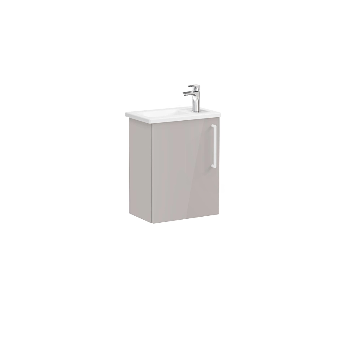 Root Flat Lavabo Dolabı, Parlak Sahra Beji