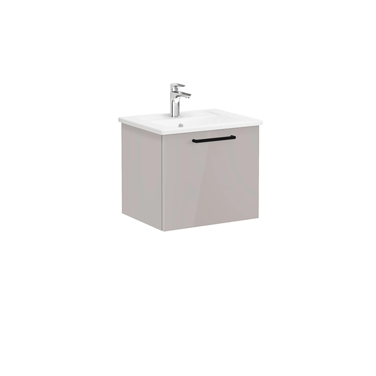 Root Flat Lavabo Dolabı, Parlak Sahra Beji