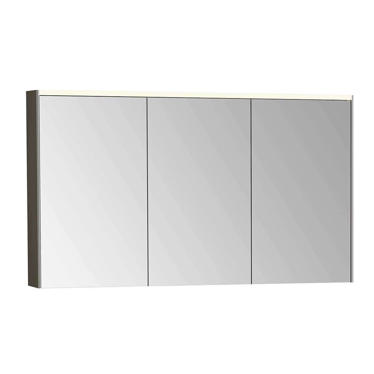 Core Aynalı Banyo Dolabı, Fırçalanmış Krom