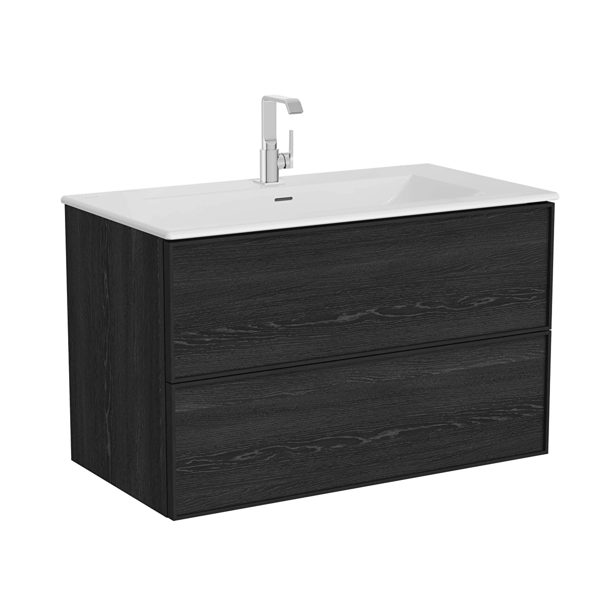 Metropole Edge Lavabo Dolabı, Siyah Meşe