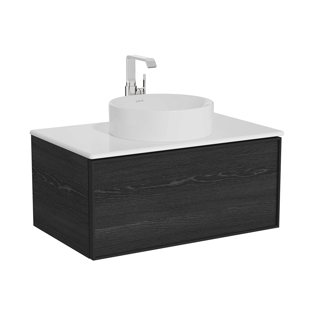 Metropole Edge Lavabo Dolabı, Siyah Meşe