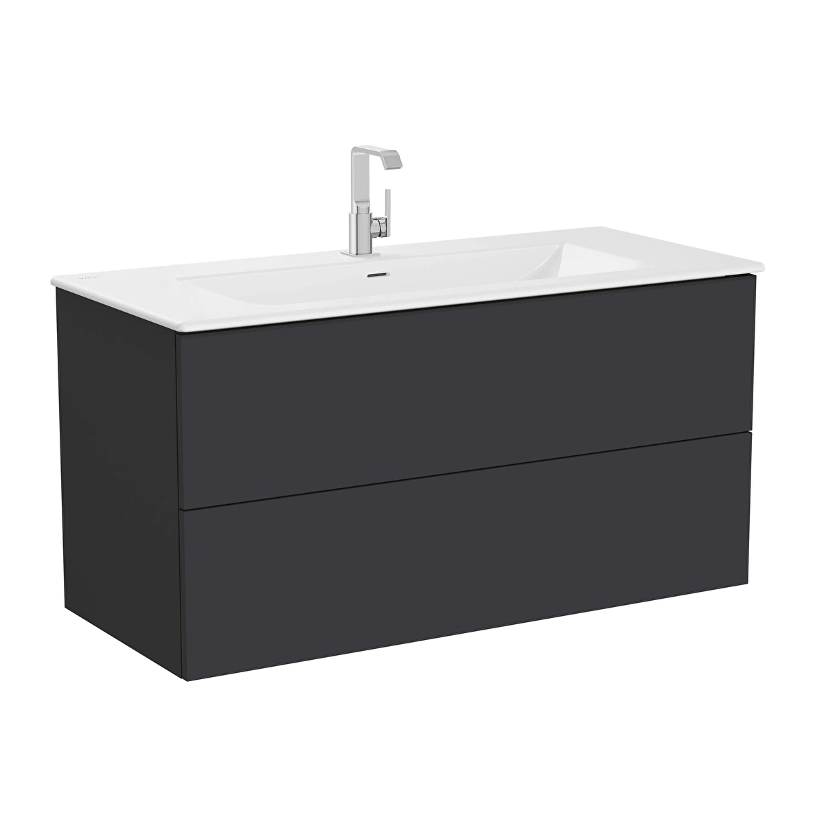 Metropole Pure Lavabo Dolabı, Mat Grafit
