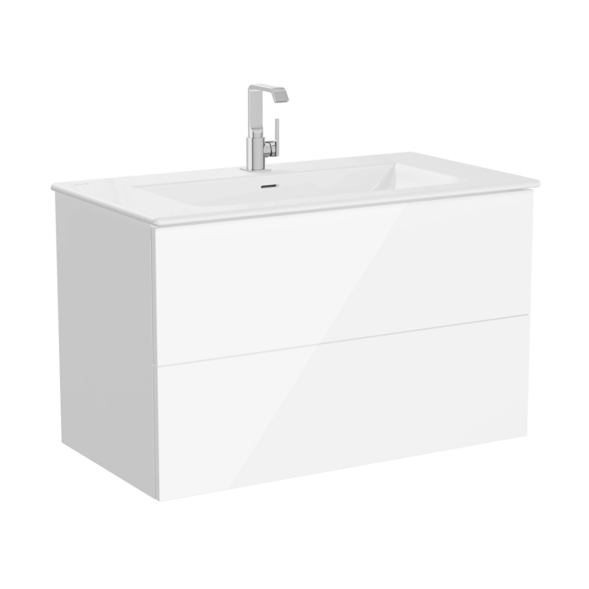 Metropole Pure Lavabo Dolabı, Parlak Beyaz