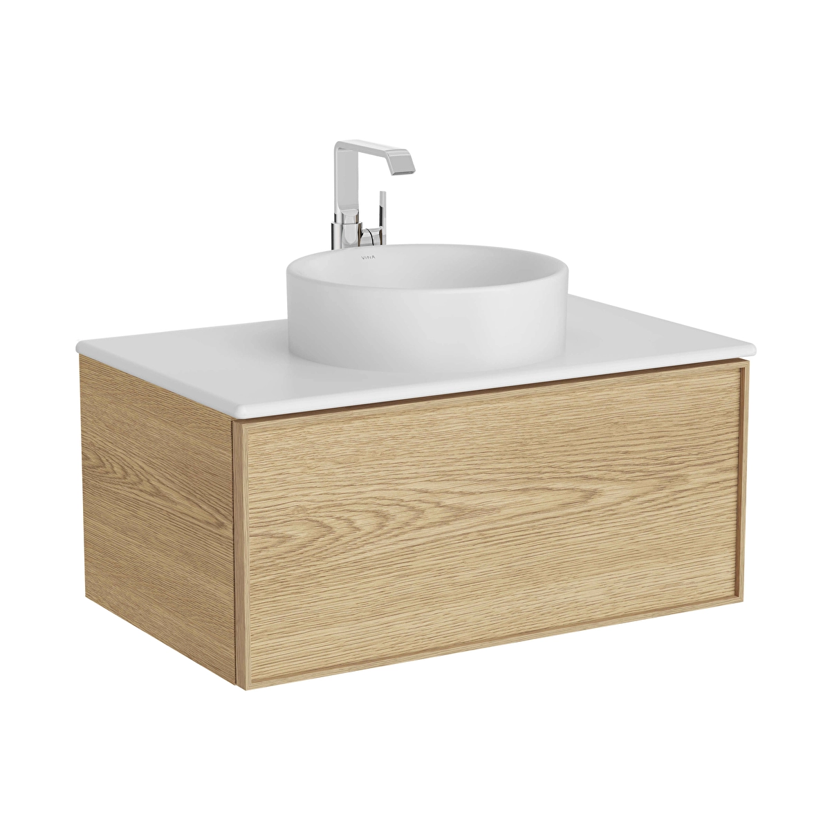 Metropole Edge Lavabo Dolabı, Açık meşe