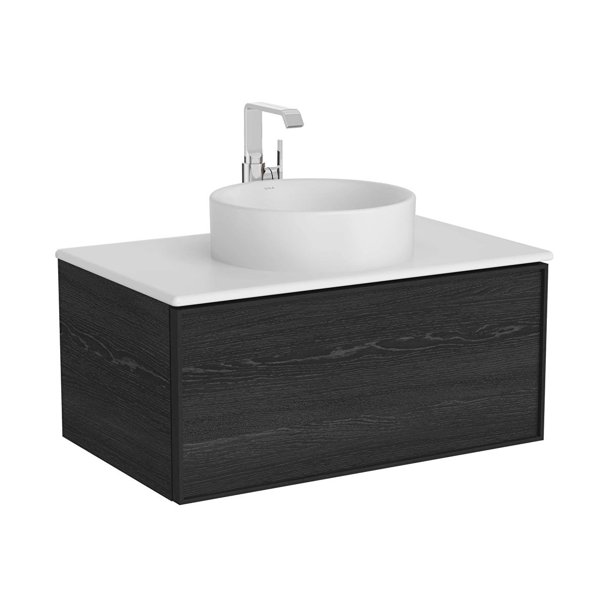 Metropole Edge Lavabo Dolabı, Siyah Meşe