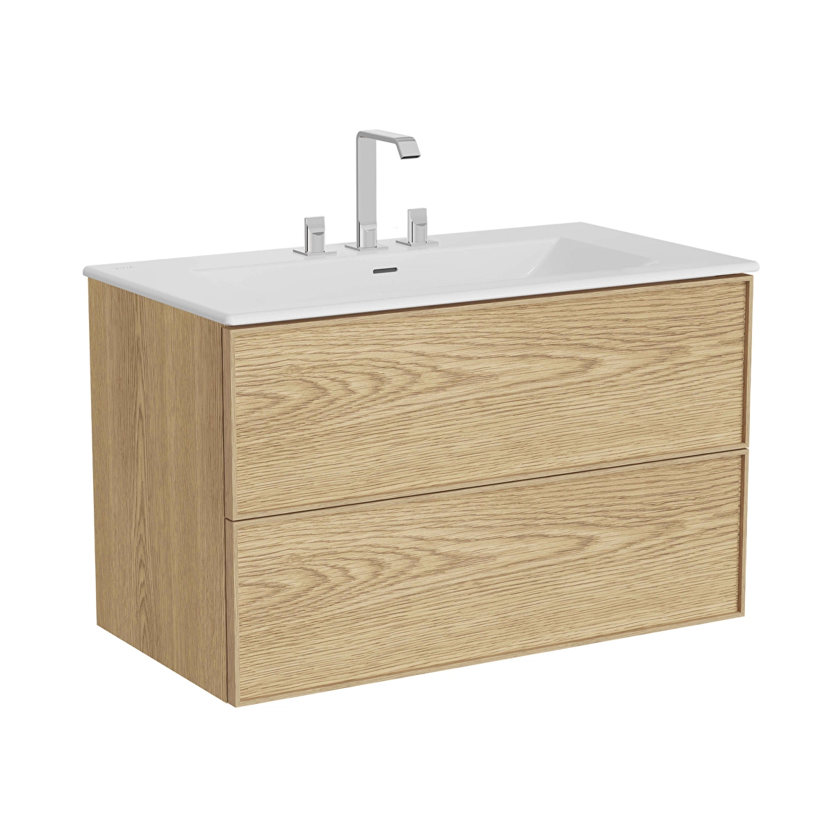 Metropole Edge Lavabo Dolabı, Açık meşe