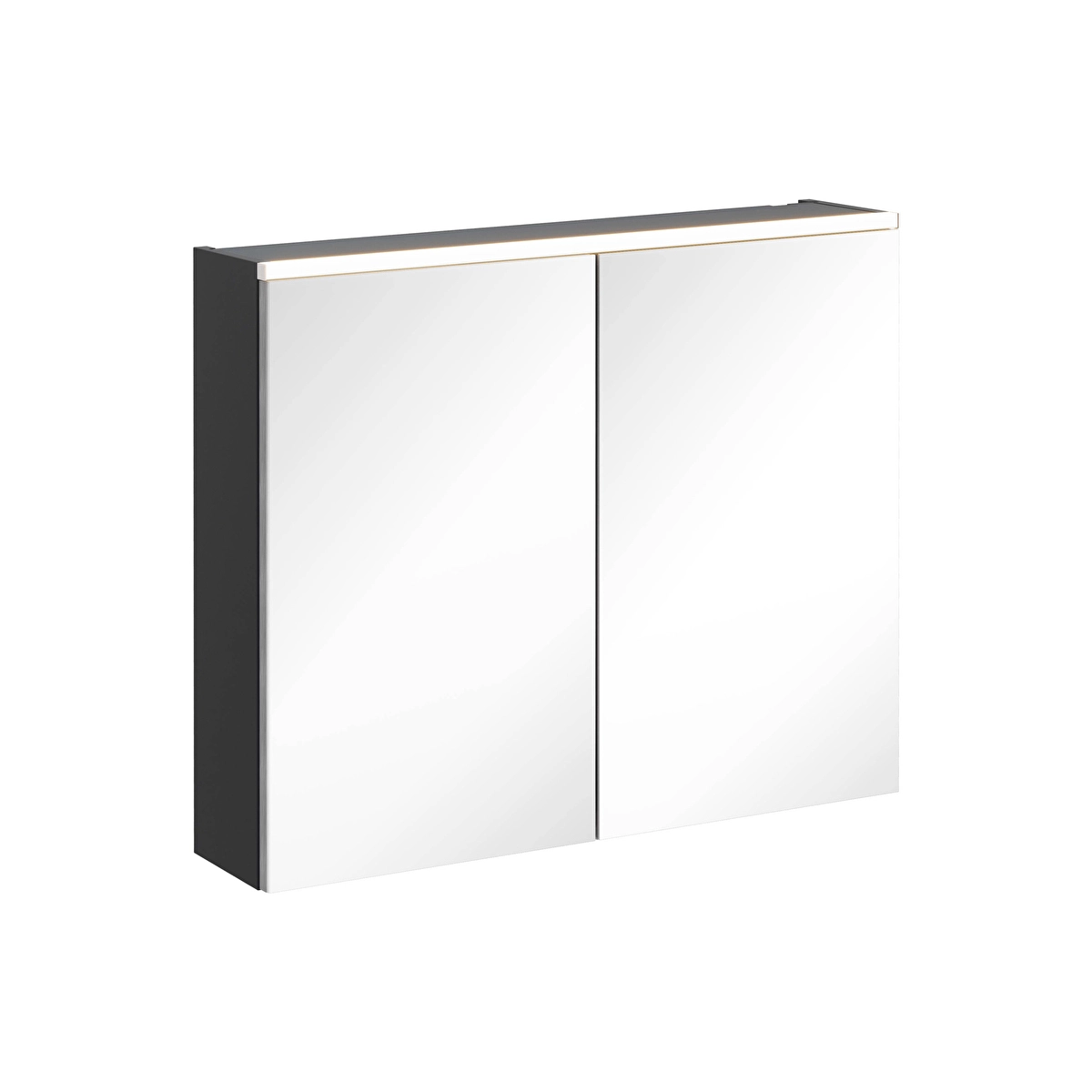 Core Aynalı Banyo Dolabı, Mat Grafit