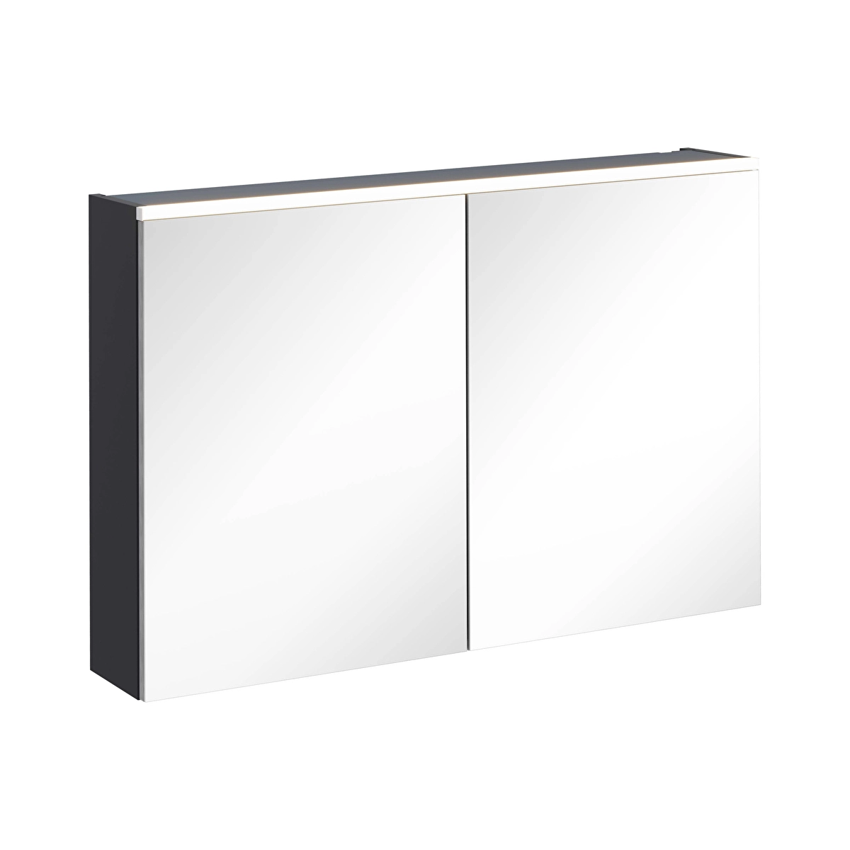 Core Aynalı Banyo Dolabı, Mat Grafit
