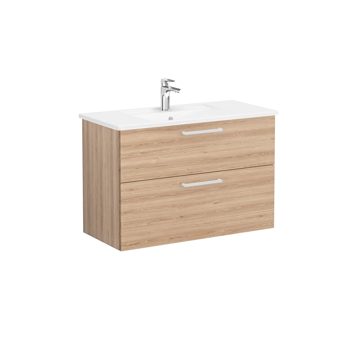 Root Flat Lavabo Dolabı, Doğal Meşe
