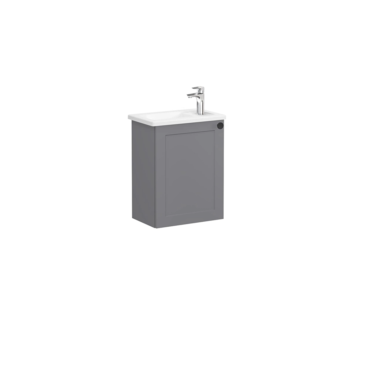 Root Classic Lavabo Dolabı, Mat gri
