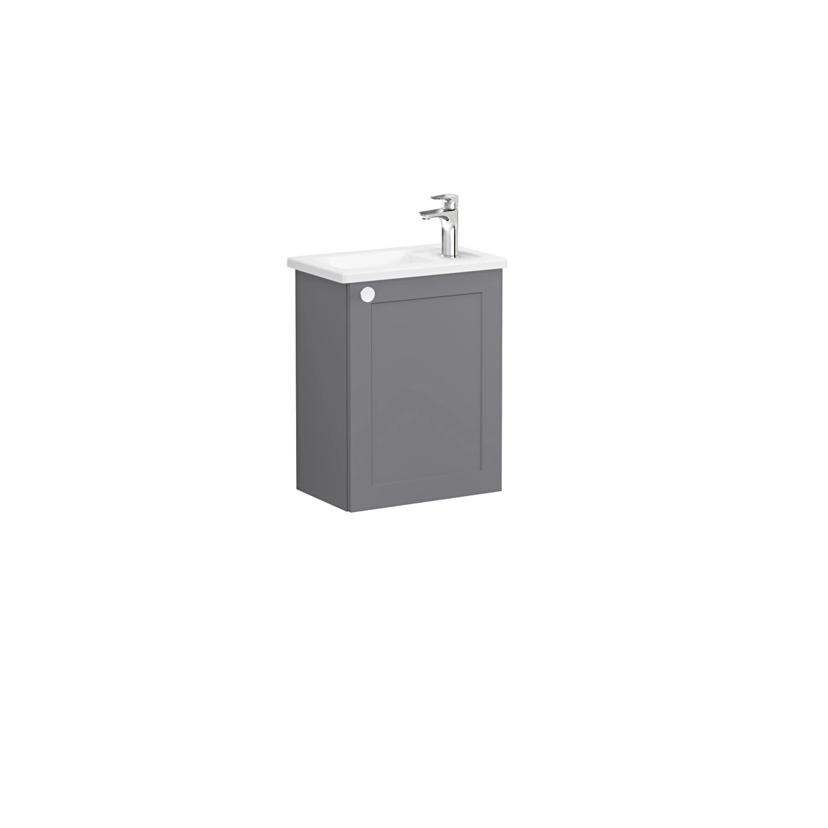 Root Classic Lavabo Dolabı, Mat gri