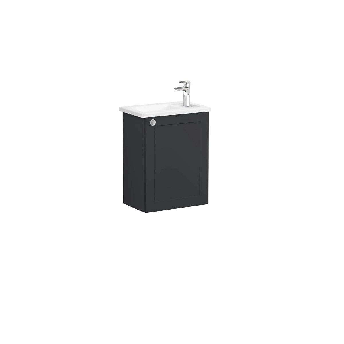 Root Classic Lavabo Dolabı, Mat Grafit