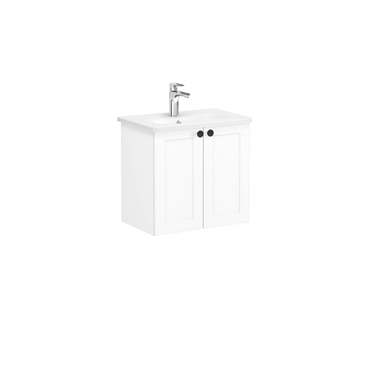 Root Classic Lavabo Dolabı, Mat Beyaz