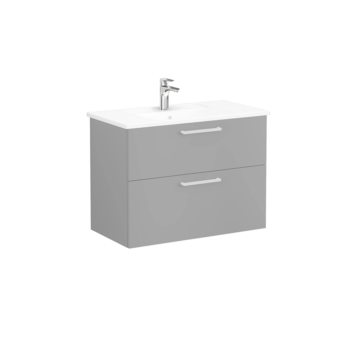 Root Classic Lavabo Dolabı, Mat Fiyord Yeşili