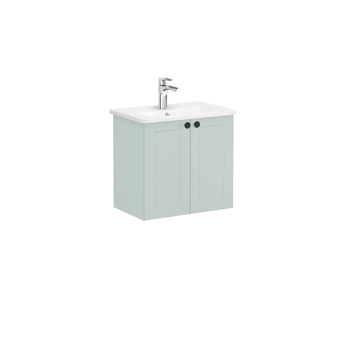 Root Classic Lavabo Dolabı, Mat Retro Yeşil