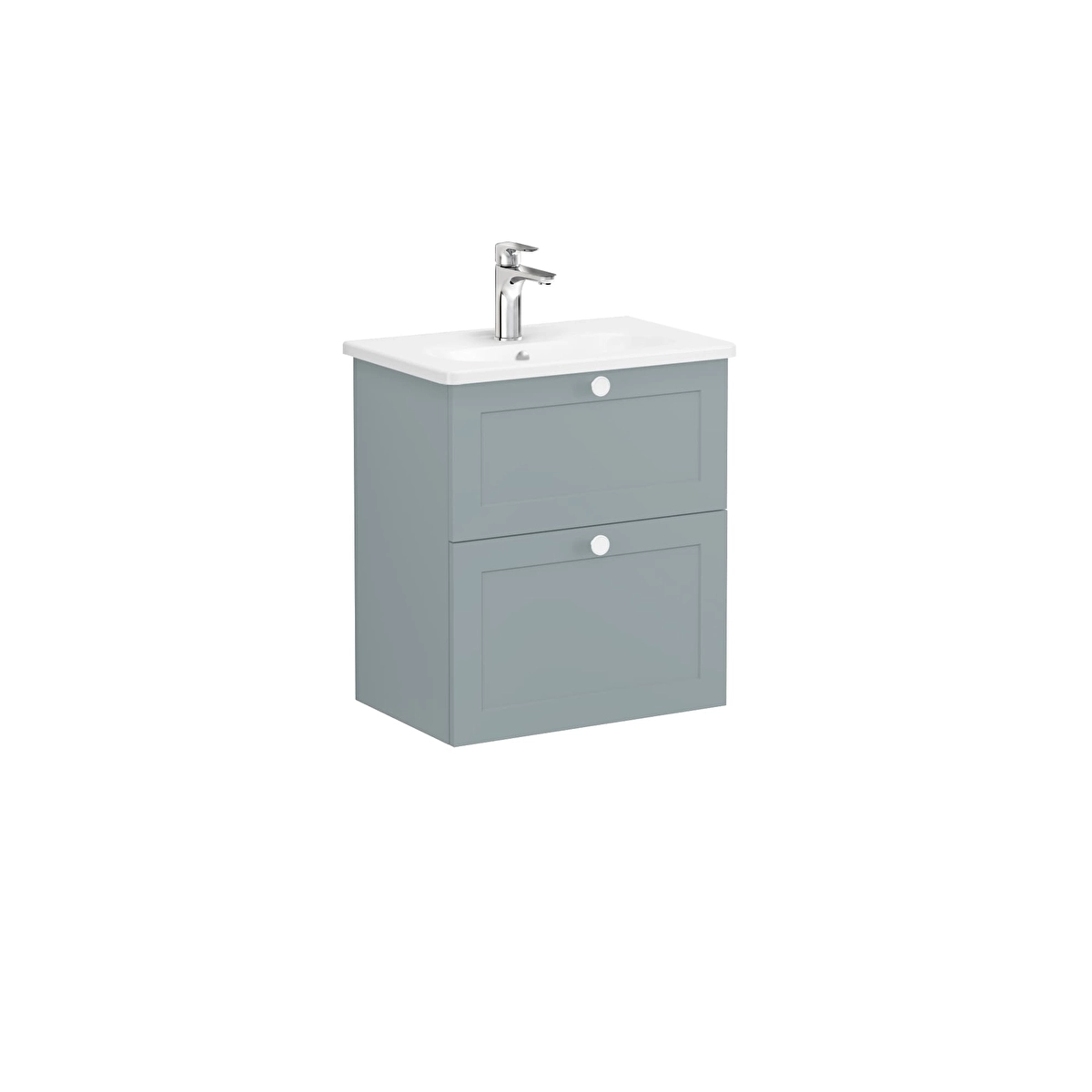 Root Classic Lavabo Dolabı, Mat Fiyord Yeşili