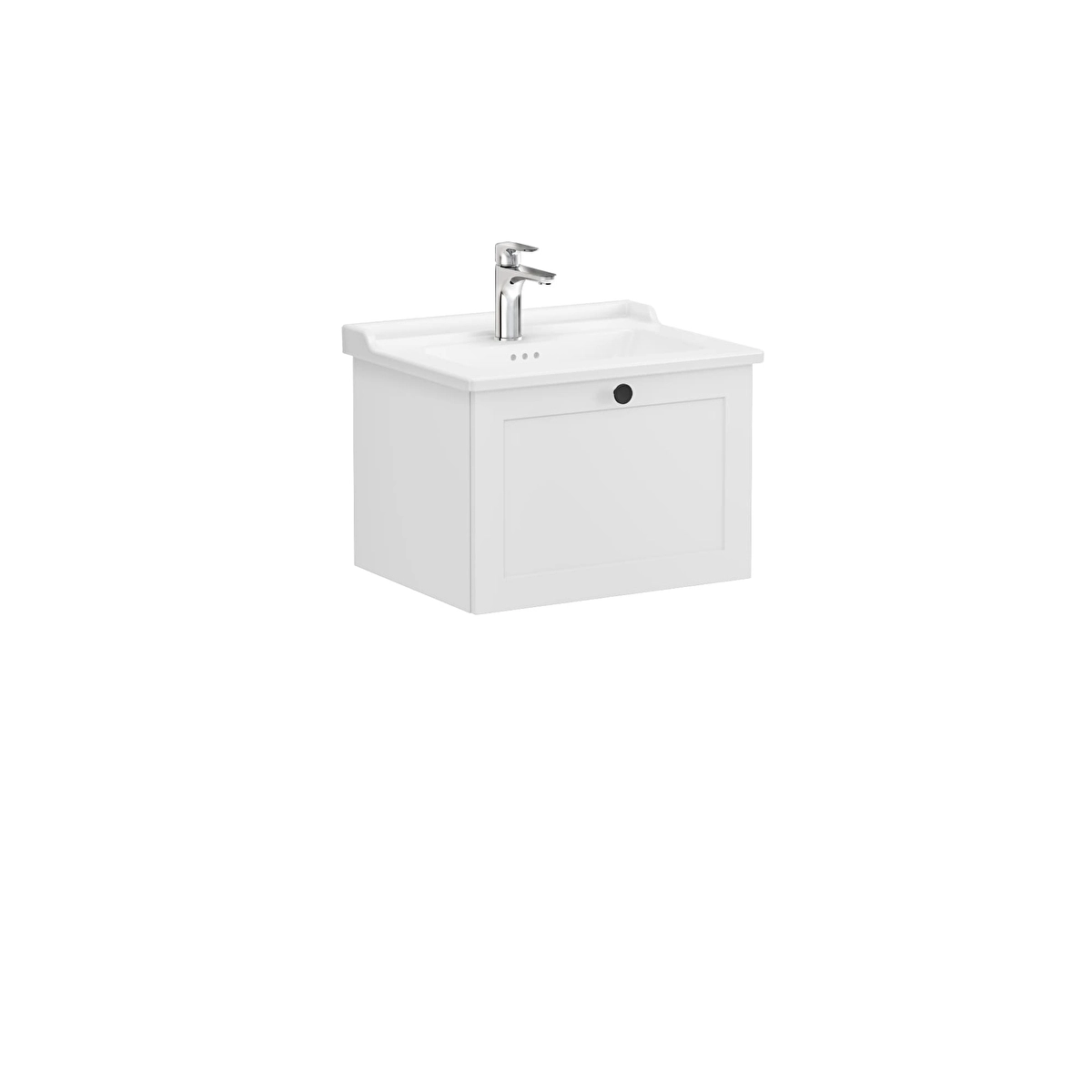 Root Classic Lavabo Dolabı, Mat Açık Gri
