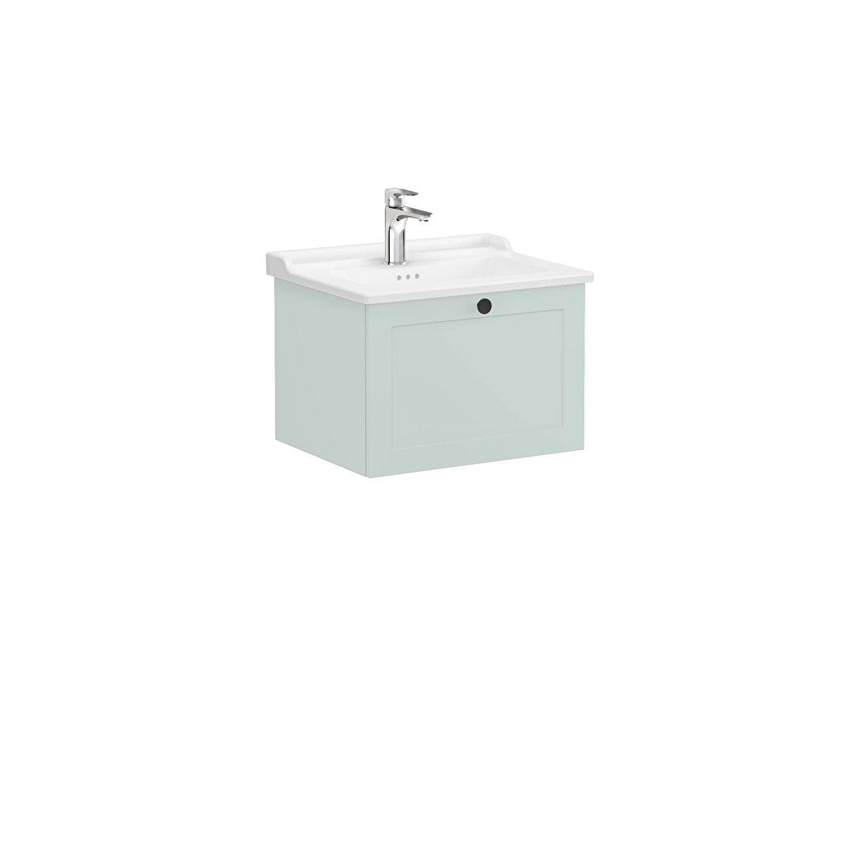 Root Classic Lavabo Dolabı, Mat Retro Yeşil