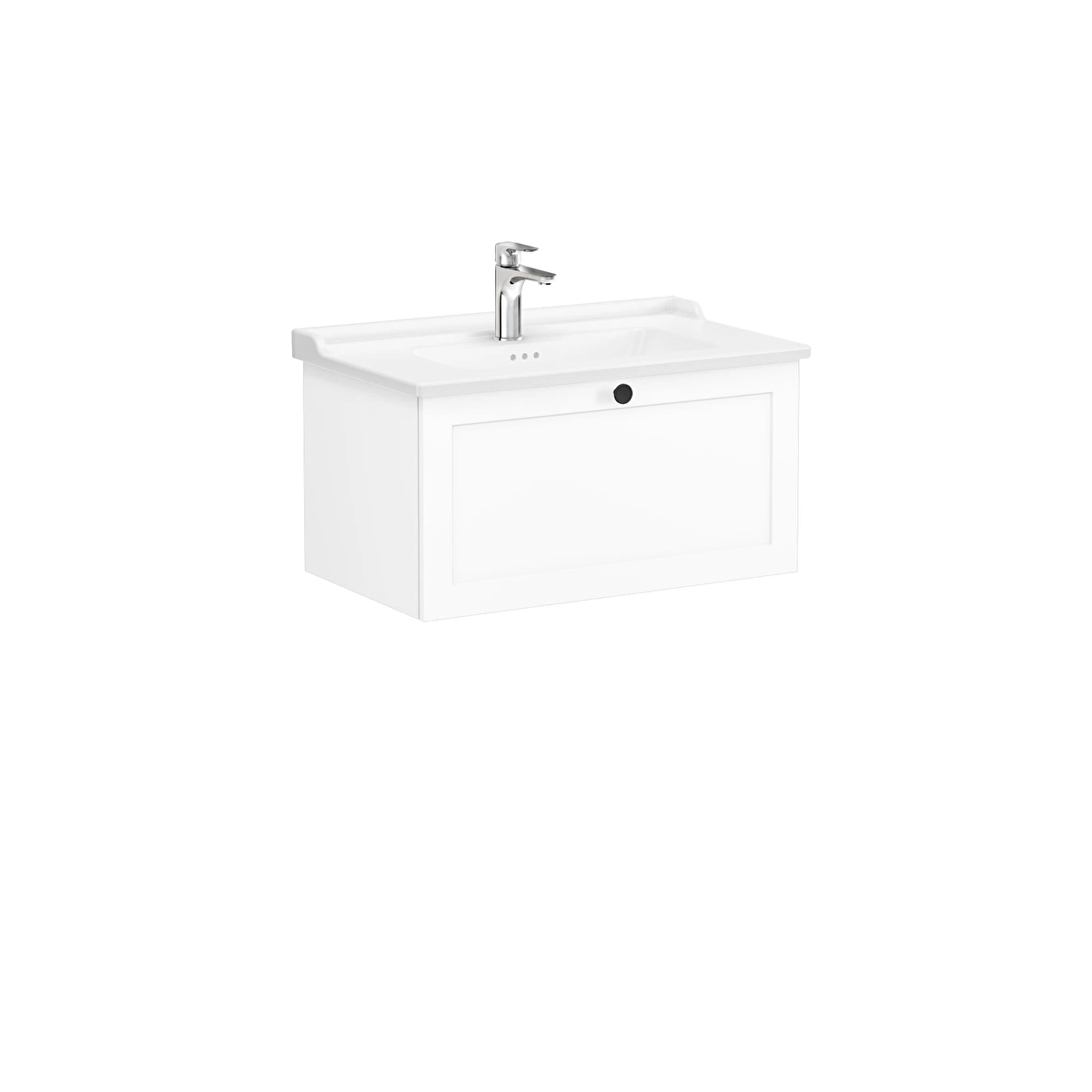 Root Classic Lavabo Dolabı, Mat Beyaz