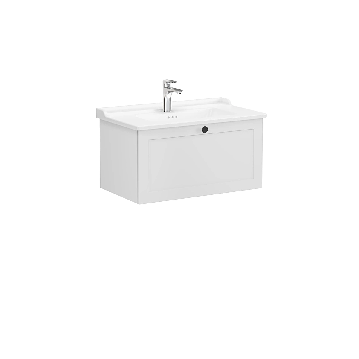Root Classic Lavabo Dolabı, Mat Açık Gri