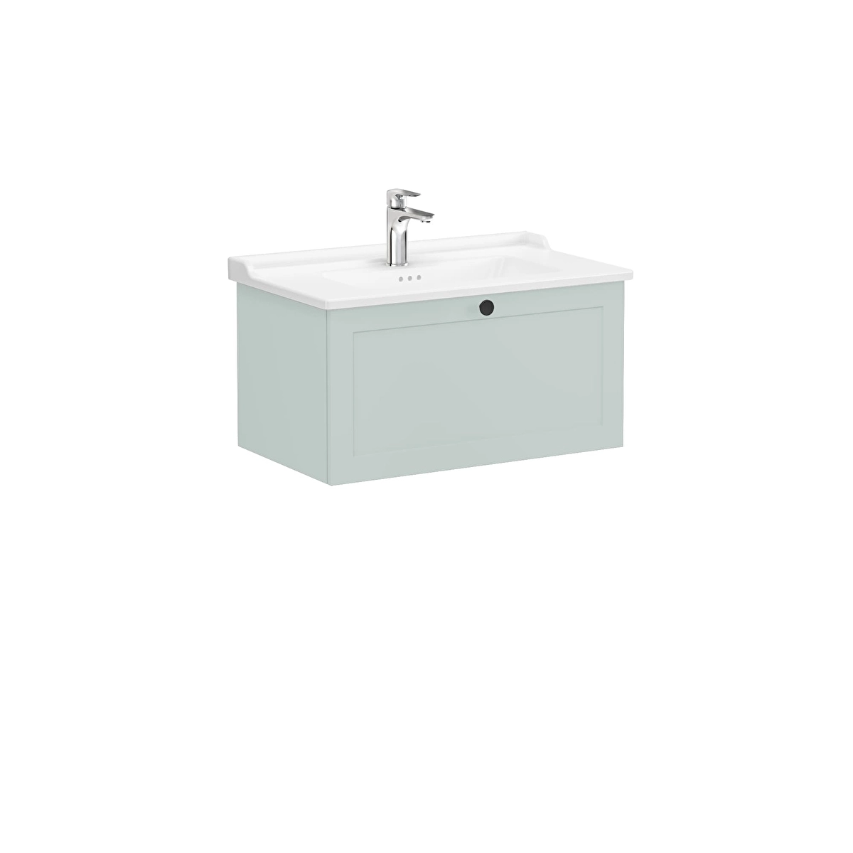 Root Classic Lavabo Dolabı, Mat Retro Yeşil