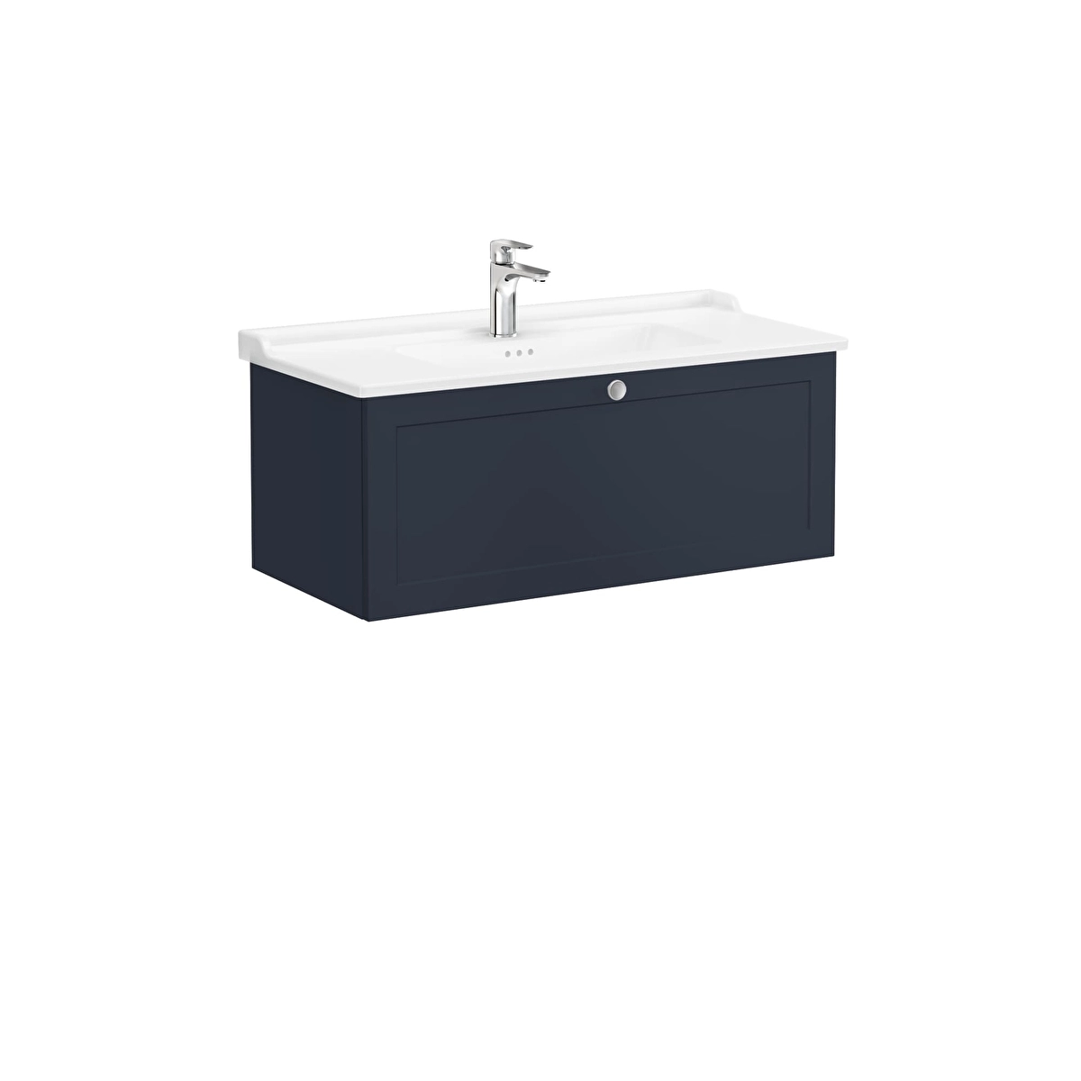 Root Classic Lavabo Dolabı, Mat Lacivert