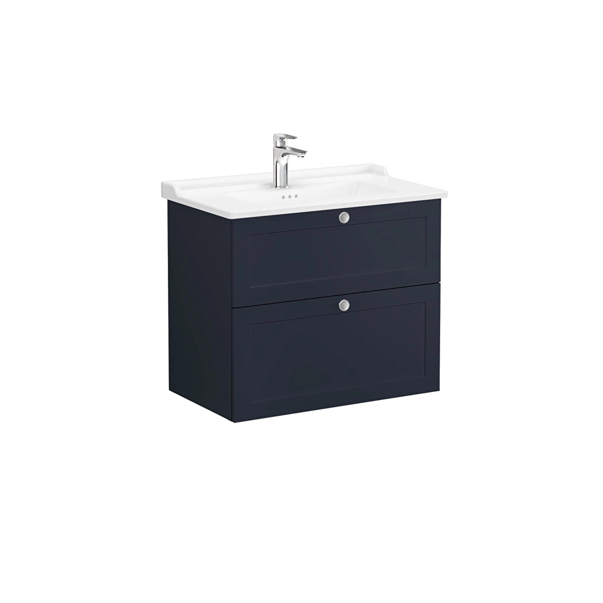 Root Classic Lavabo Dolabı, Mat Lacivert