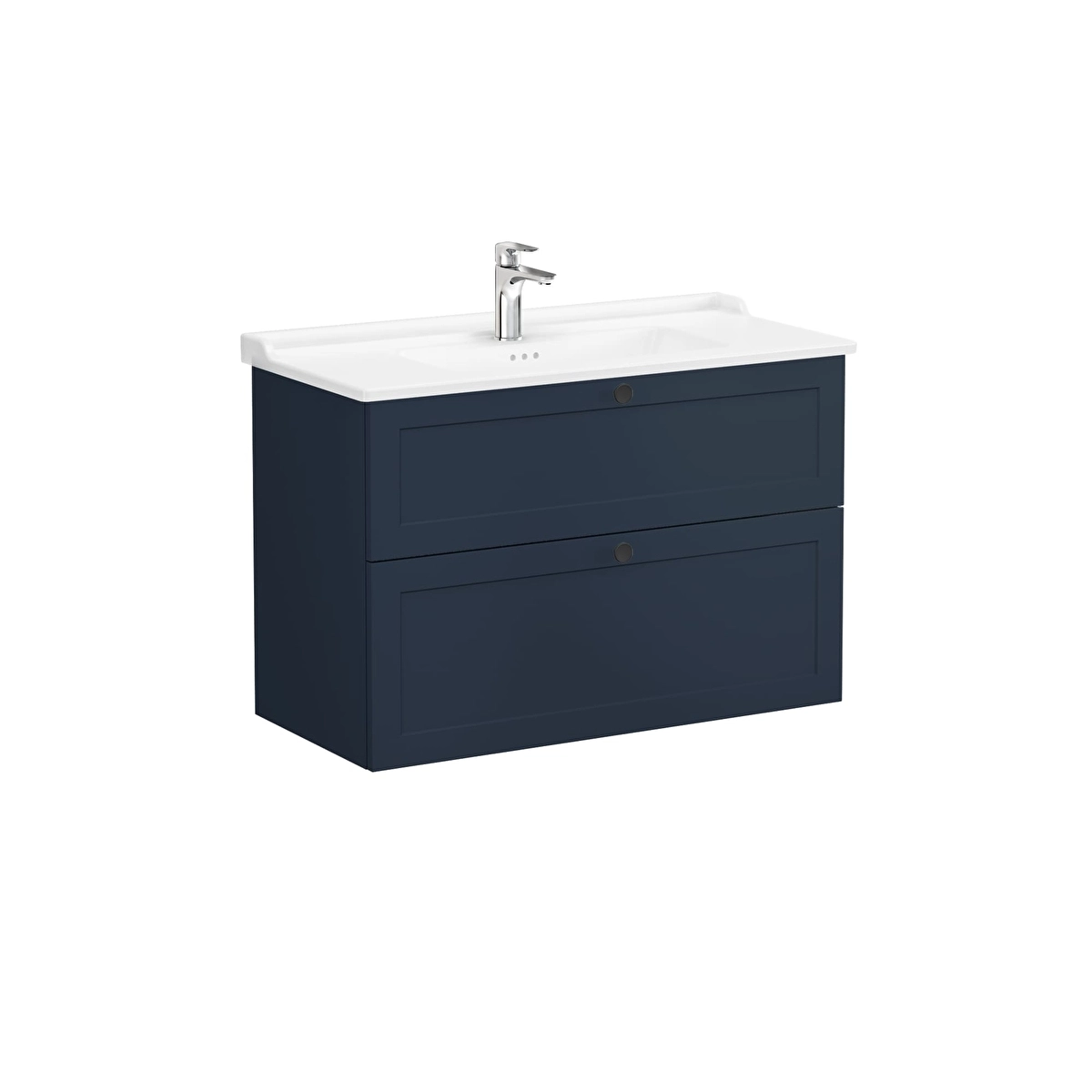 Root Classic Lavabo Dolabı, Mat Lacivert