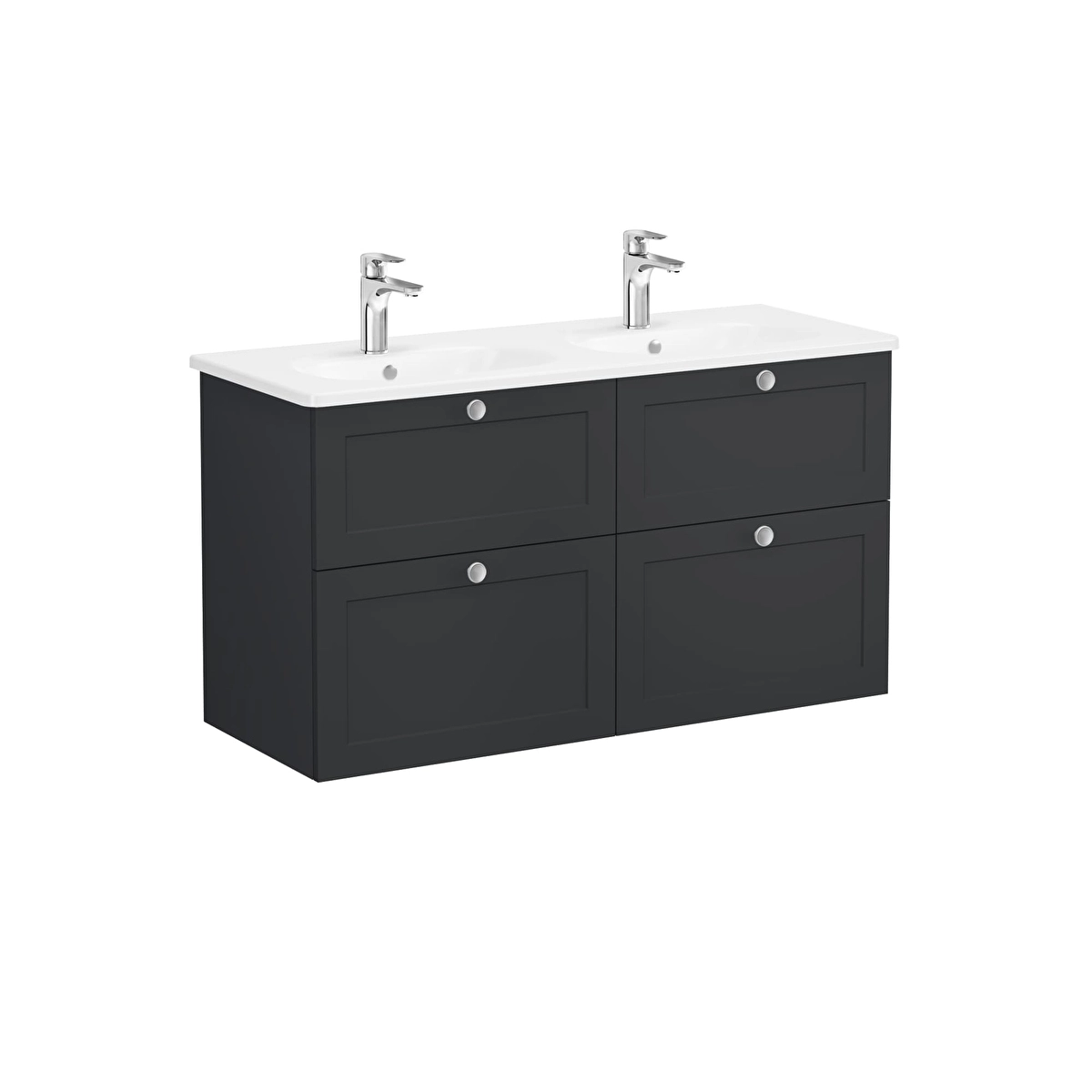 Root Classic Lavabo Dolabı, Mat Grafit