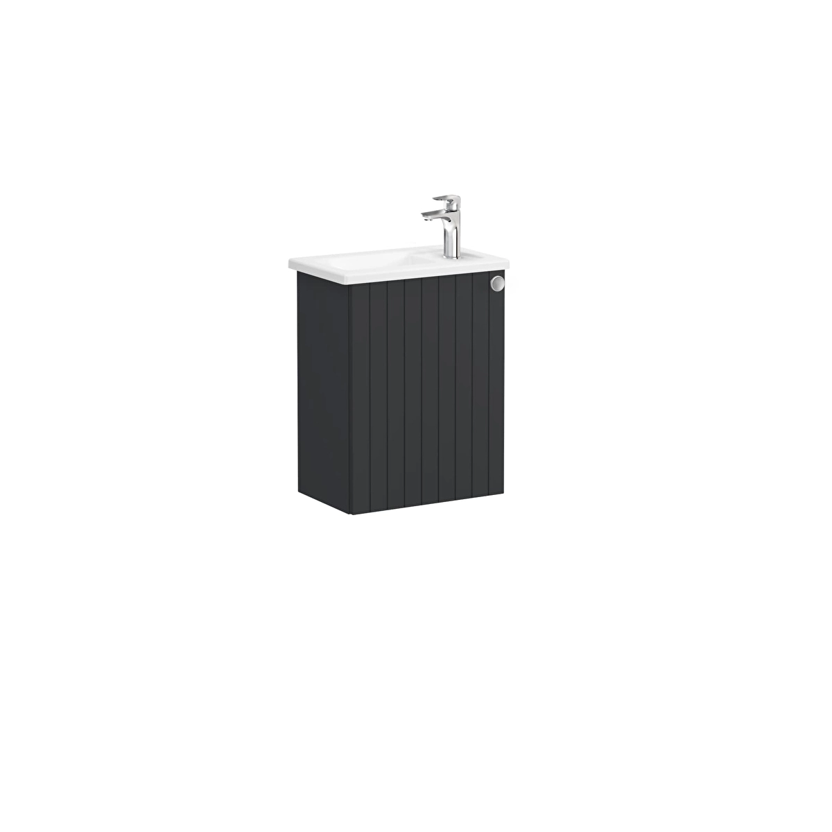 Root Groove Lavabo Dolabı, Mat Grafit