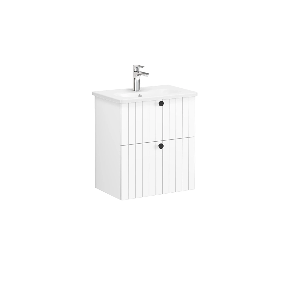 Root Groove Lavabo Dolabı, Mat Beyaz