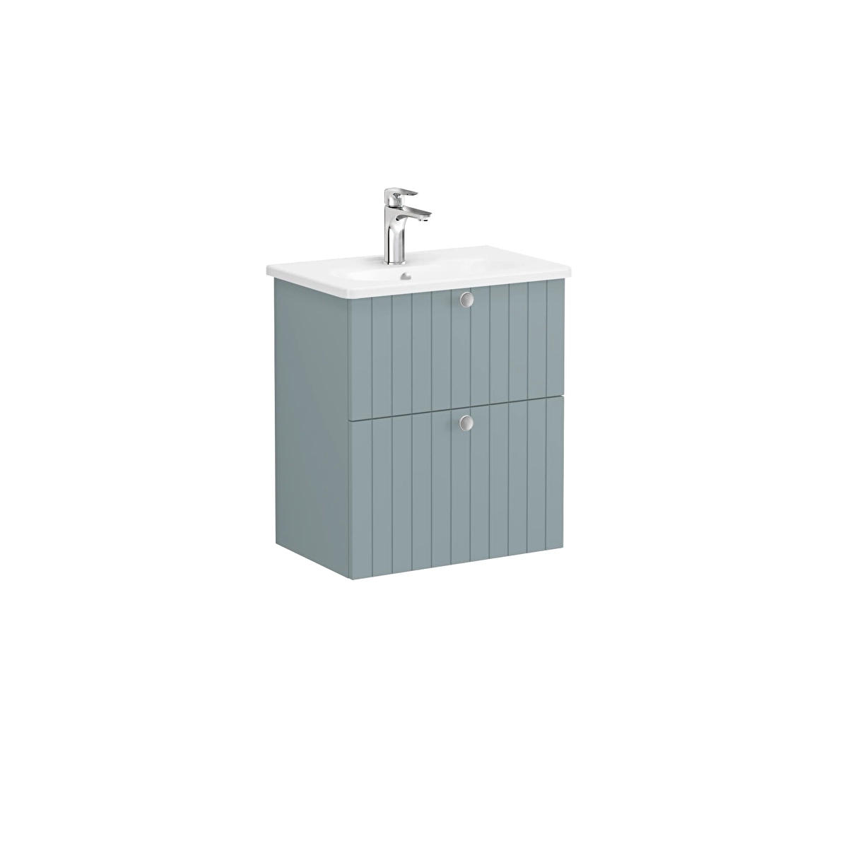Root Groove Lavabo Dolabı, Mat Fiyord Yeşili