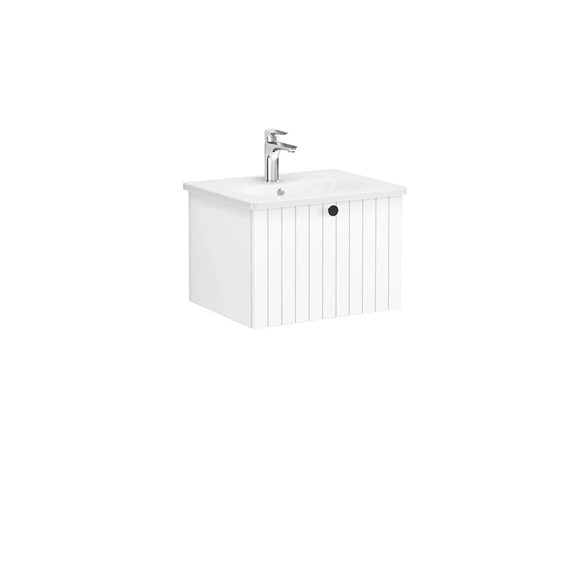 Root Groove Lavabo Dolabı, Mat Beyaz
