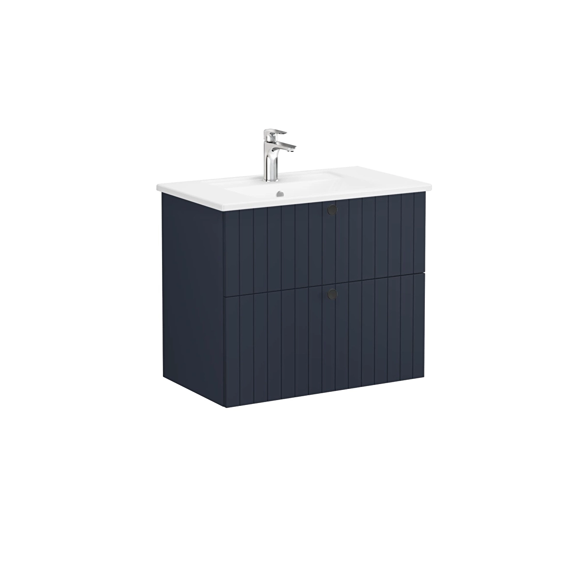 Root Groove Lavabo Dolabı, Mat Lacivert