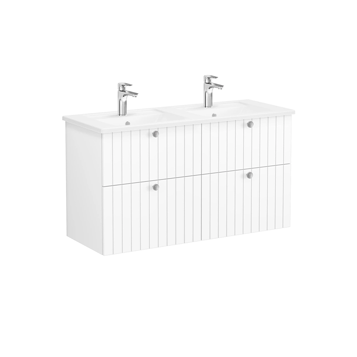 Root Groove Lavabo Dolabı, Mat Beyaz